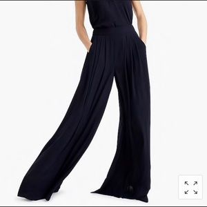 J Crew Collection Wide Leg Pants